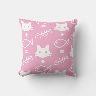 Cat-thematics Throw Pillow