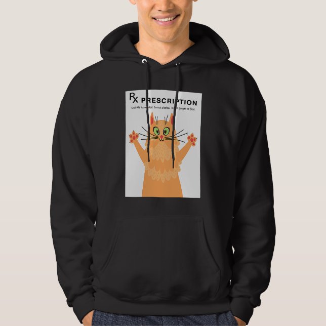 Cat Therapy Hoodie (Front)