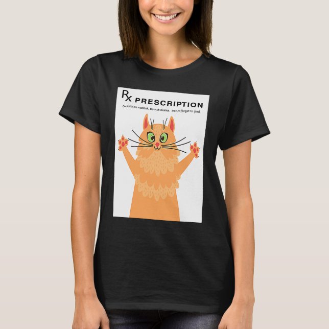 Cat Therapy T-Shirt (Front)