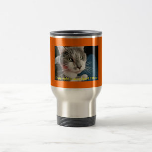 Cat thermal travel mug