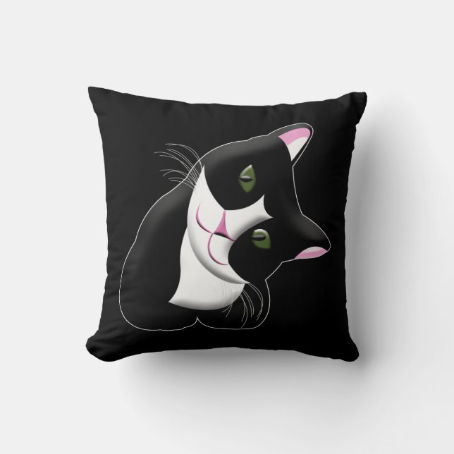Cat Throw Pillow (Front)