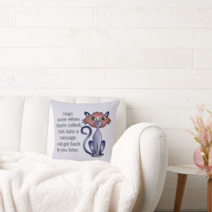 Cat Throw Pillow - Custom pet pillow
