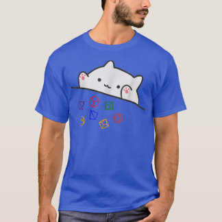 Cat Throwing Dice Tabletop Games Cute Kawaii Anima T-Shirt
