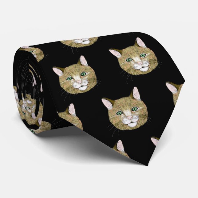 Cat Tie (Rolled)