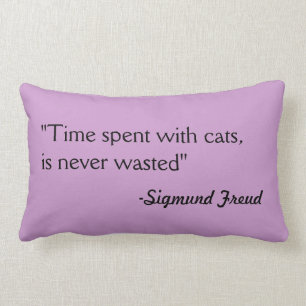 Cat Time Lumbar Pillow