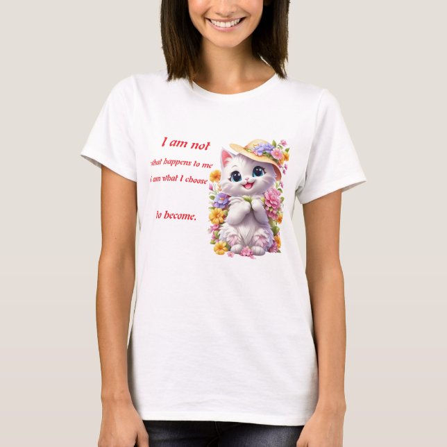 Cat Tote Bag T-Shirt (Front)