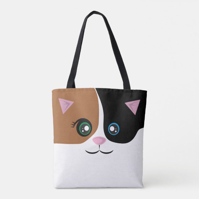 Cat Tote - Calico (Back)