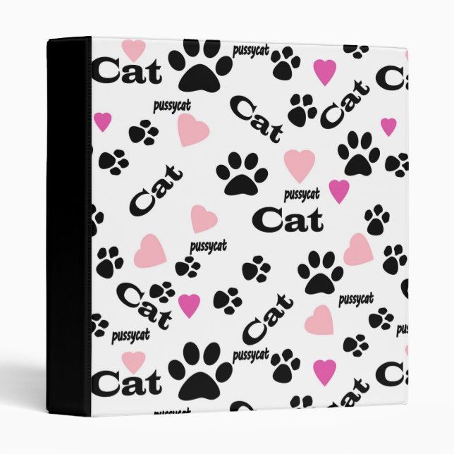 Cat tracks binder (Front/Spine)