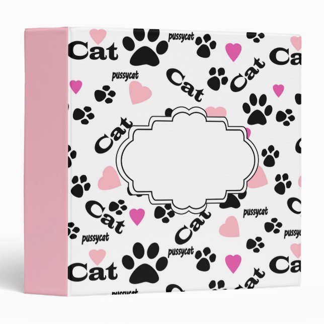 Cat tracks binder (Front/Spine)