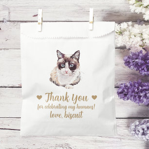 Cat Treat Wedding Favour Bag