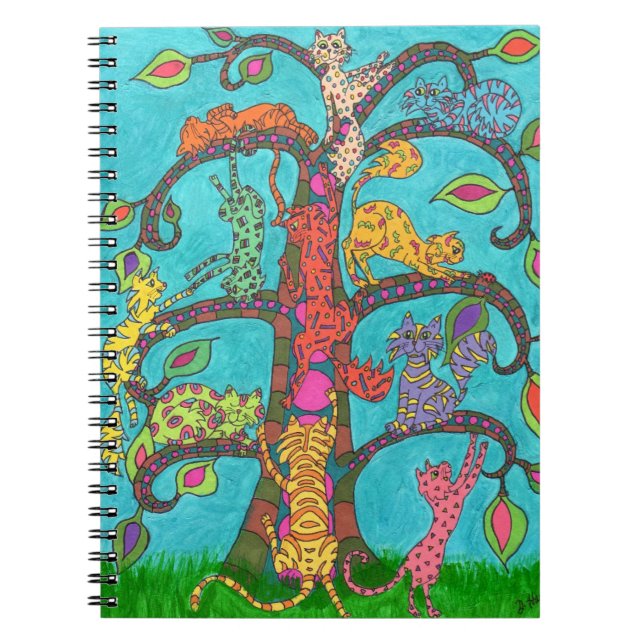 Cat Tree of Life Notebook (Front)