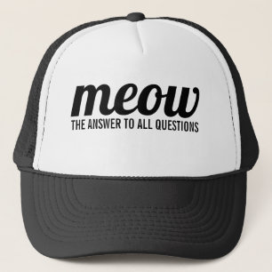 Cat trucker hat
