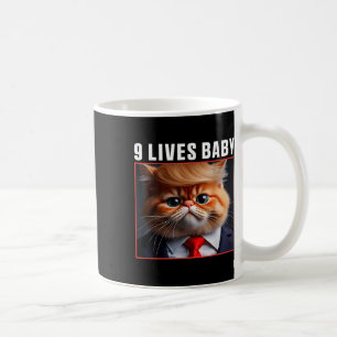 Cat Trump 9 Lives Baby _1 Coffee Mug