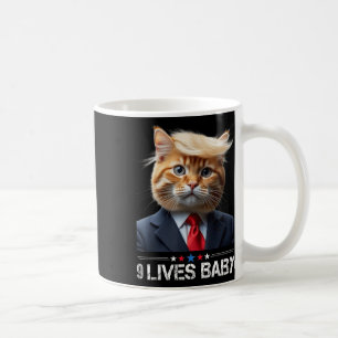 Cat Trump 9 Lives Baby _2 Coffee Mug