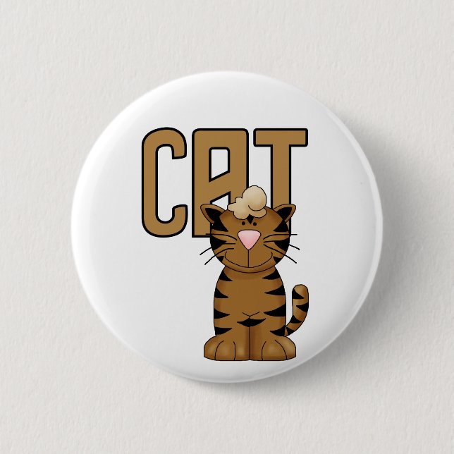 Cat Tshirts and Gifts 2 Inch Round Button (Front)