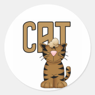 Cat Tshirts and Gifts Classic Round Sticker