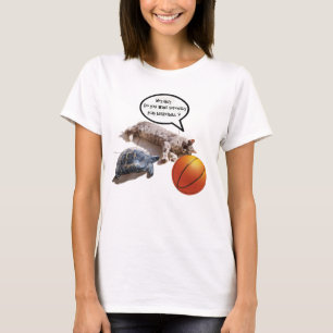 CAT TURTLE AND BASKETBALL T-Shirt