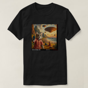 Cat UFO Selfie: Gift From The Kitten #09 T-Shirt