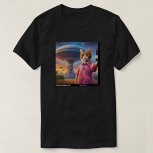 Cat UFO Selfie: Gift From The Kitten #11 T-Shirt