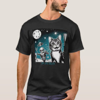 Cat UFO Selfie: Green Alien #8