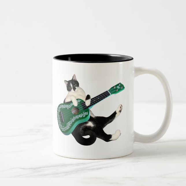 Cat Ukulele Mug (Right)