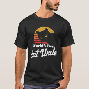 Cat Uncle Vintage Eighties Style Funny Retro Shirt