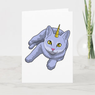 Cat Unicorn Card