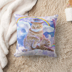 Cat Unicorn - Caticorn Throw Pillow
