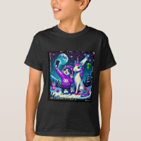 Cat & Unicorn UFO Selfie: Big Meeting #01