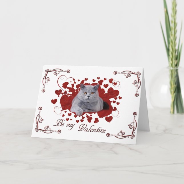 Cat valentine card (Front)
