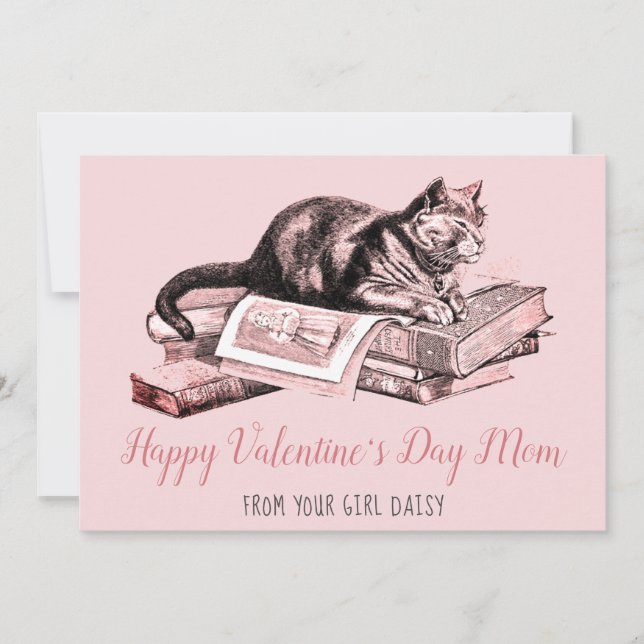 Cat Valentine Holiday Card (Front)