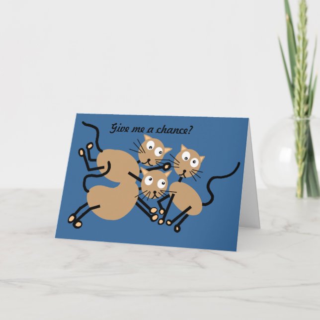 Cat Valentine Holiday Card (Front)