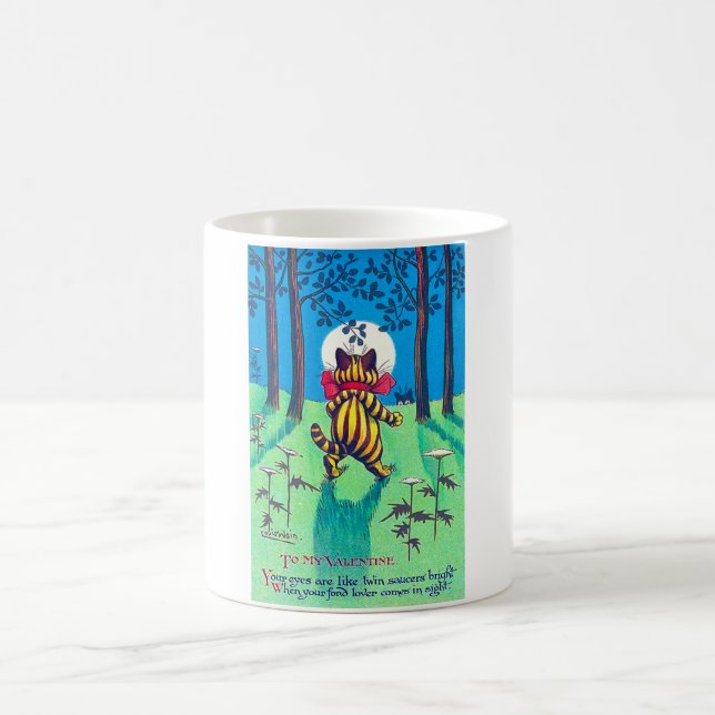 Cat Valentine, Louis Wain Coffee Mug (Center)