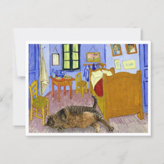 Cat Van Gough Postcard