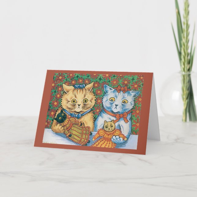 Cat Vintage Card (Front)