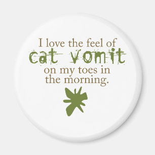 Cat Vomit Magnet