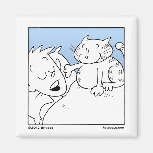 Cat Wake Up Call Magnet