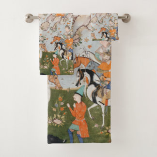 cat walk  bath towel set