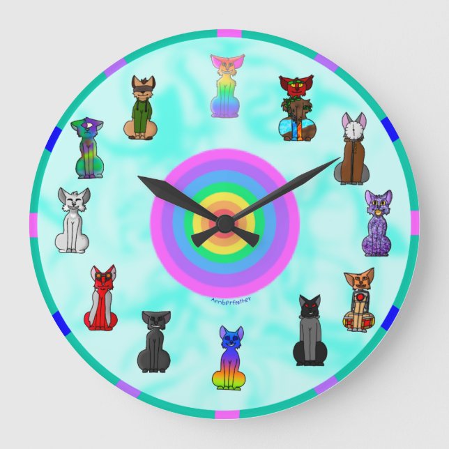 Cat Wall Clock (Front)
