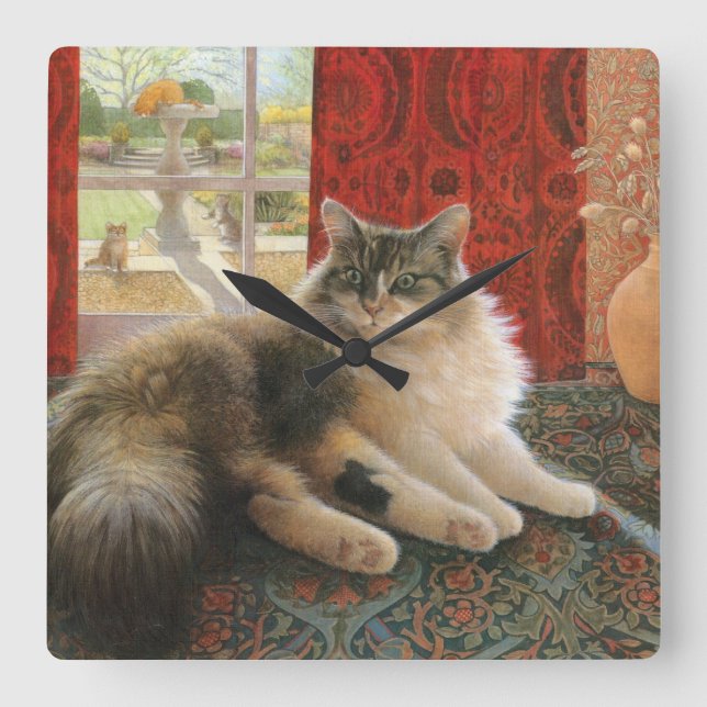 CAT WALL CLOCK (Front)