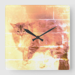 Cat Wall Clock