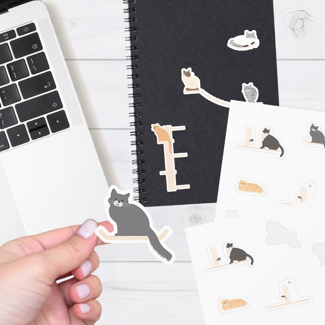 Cat Wall Furniture Sticker Sheet (Creator Uploaded)