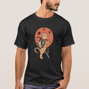 Cat Warrior He Last Fight T-Shirt