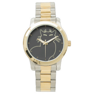 Cat Watch Black Cat Wrist Watch Cat Lover Jewerly