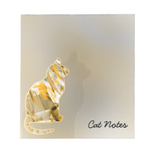 Cat Watercolor Animal for Cat Lovers Notepad