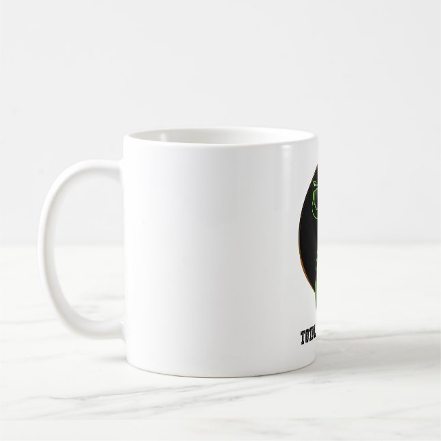 Cat Wearing Solar Eclipse Glasses Total Solar Ecli Coffee Mug (Left)