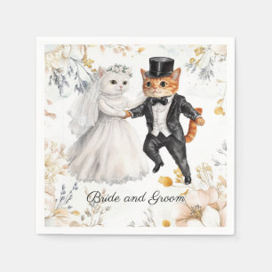 Cat Wedding Cute & Classy Cat Napkin