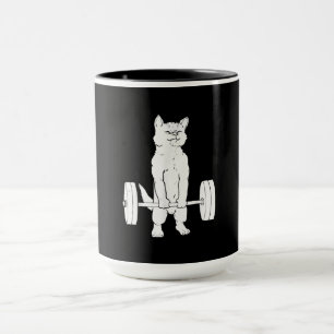 Cat Weightlifting And Gym Mug