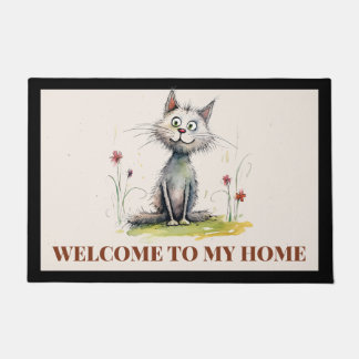 Cat Welcome Door Mat