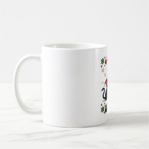 Cat What Funny Black Cat Pushing Christmas Tree Ug Coffee Mug